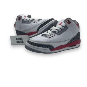 (8 Women's) Air Jordan 3 Retro GS 'Fire Red'